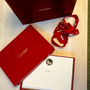 10 Authentic Cartier Panther Notecards